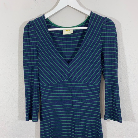 Anthropologie Maeve Flores Striped Dress - Picture 6 of 14
